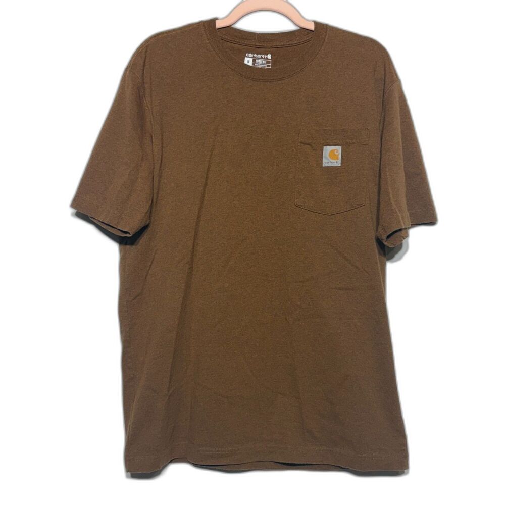 Carhartt K87 Loose Fit Heavyweight Pocket T-Shirt - Carhartt Brown - Medium EUC